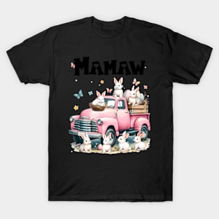 Easter Bunny Truck Mamaw Mothers Day T-Shirt